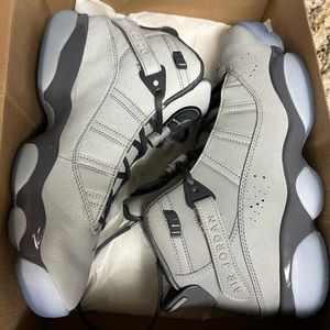 Jordan 6 Rings, 3M grey, size 9.5 with original box.